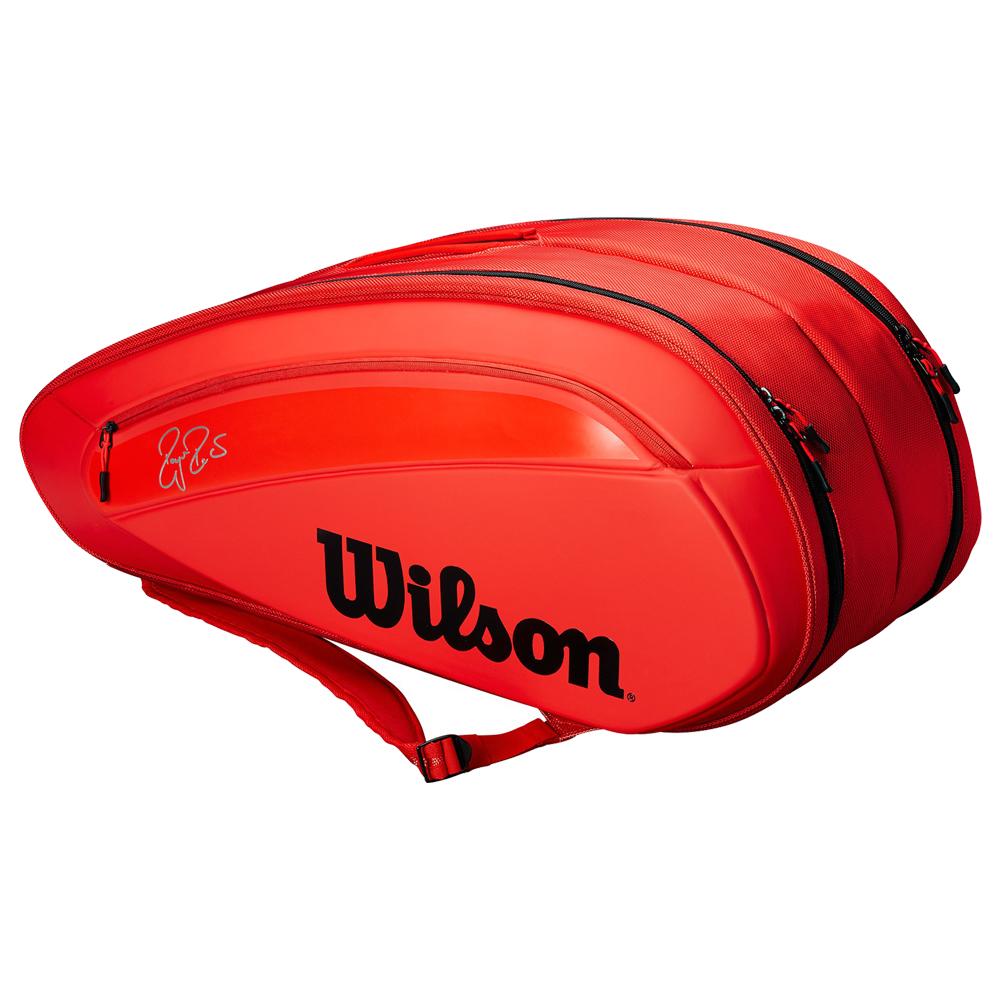 Wilson Federer DNA 12 Pack Tennis Bag Infrared WRZ830812