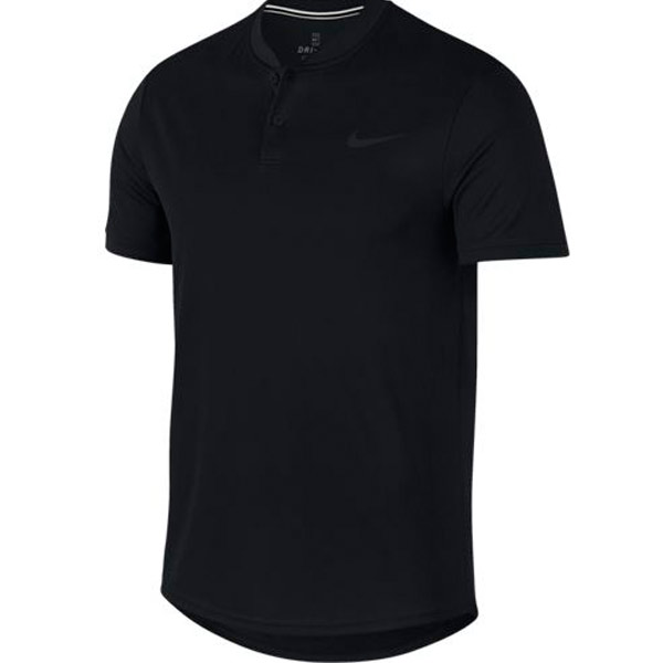 Nike Men's Court Dry Polo Black AQ7732-010 - The Tennis Shop