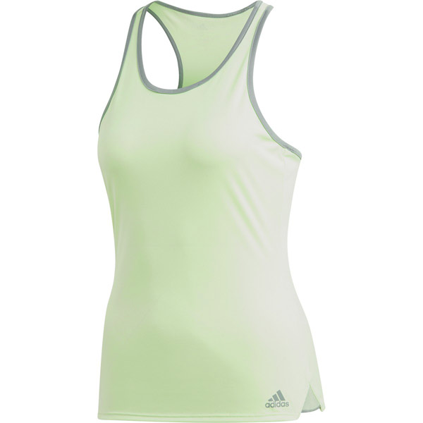 adidas Women's Club Tank Glow Green EC3650 - The Tennis Shop