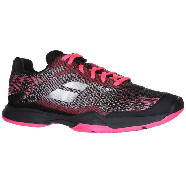 Babolat Jet Mach II Women's Tennis Shoe Black/Pink - The Tennis Shop