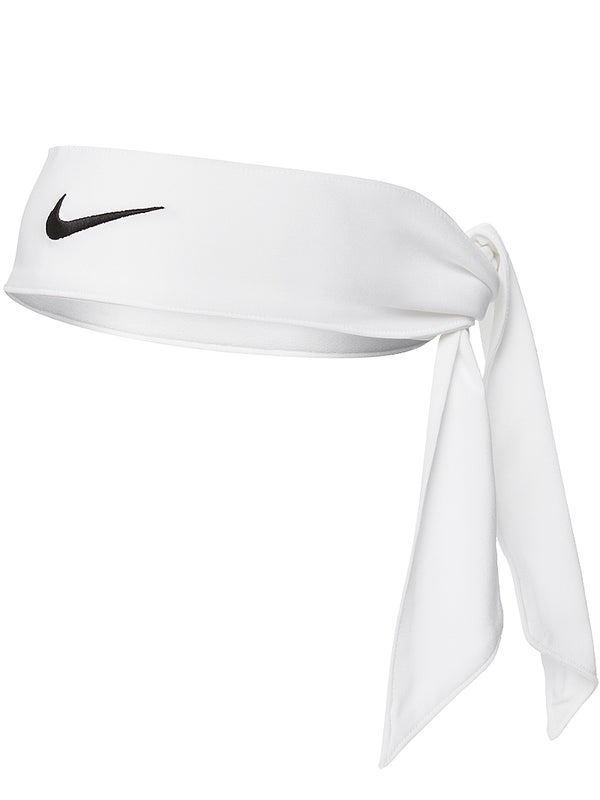 Nike Dri-Fit Skinny Head Tie White/Black