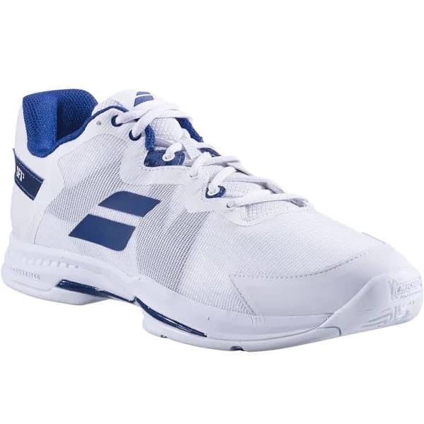 Babolat SFX 3 Men's Tennis Shoe White/Blue - The Tennis Shop