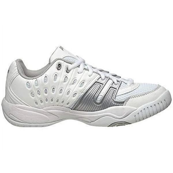 Prince T22 Women's Tennis Shoes - White/Silver