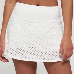 Lija Women's Laser Cut Patina Skirt White