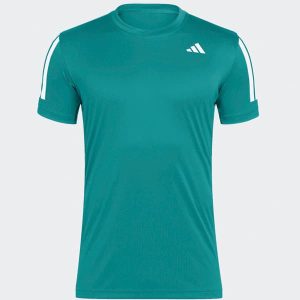 adidas Men’s 3 Stripe Club Tee Powder Teal JY2948