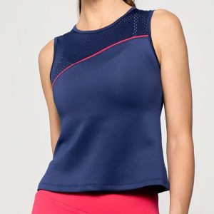 Lija Women's Sporty Tank Marine/Raspberry