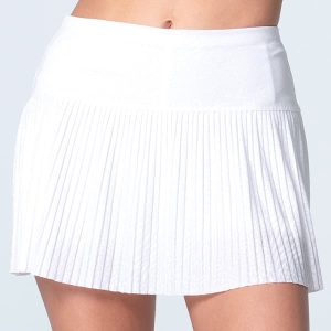 Lucky in Love Women's Cheetah Printed Skirt White CB677-110