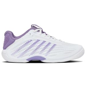 K-Swiss Hypercourt Express 3 Women's Tennis Shoe White/Purple 94603-160