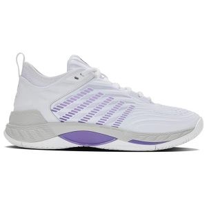 K-Swiss Hypercourt Supreme 2 Women's Tennis Shoe White/Purple 99071-160