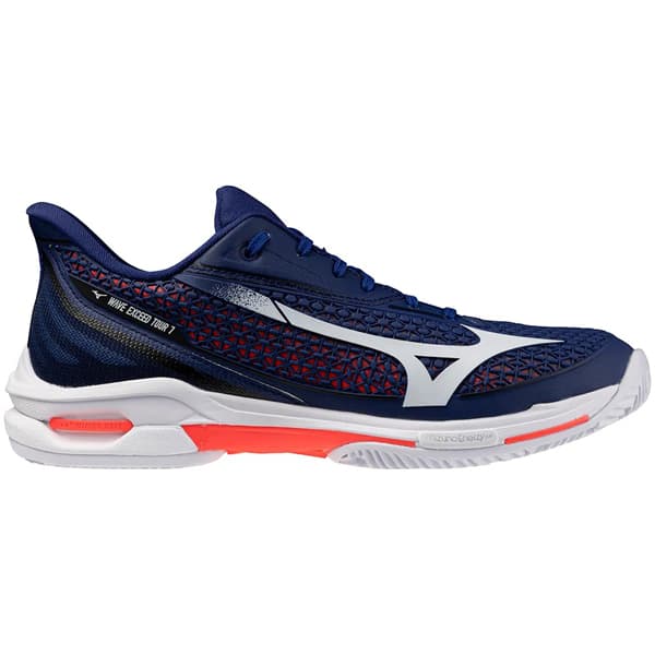 ミツゥ Mizuno Wave Exceed Tour 7 Men's Tennis Shoe Blue - The Tennis Shop