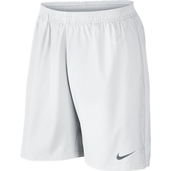 white dri fit shorts