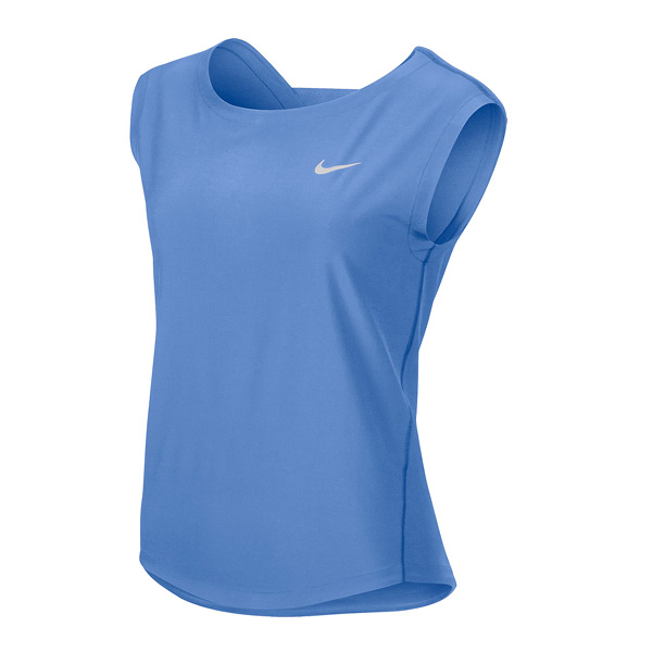 Nike Women's Woven Tank Distance Blue 545965-402 - The Tennis Shop