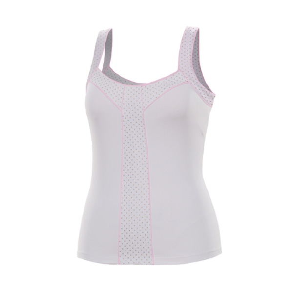 Tail Women's Pretty in Pink Groove Tank White/Pink Lady TG3046-001 - The  Tennis Shop