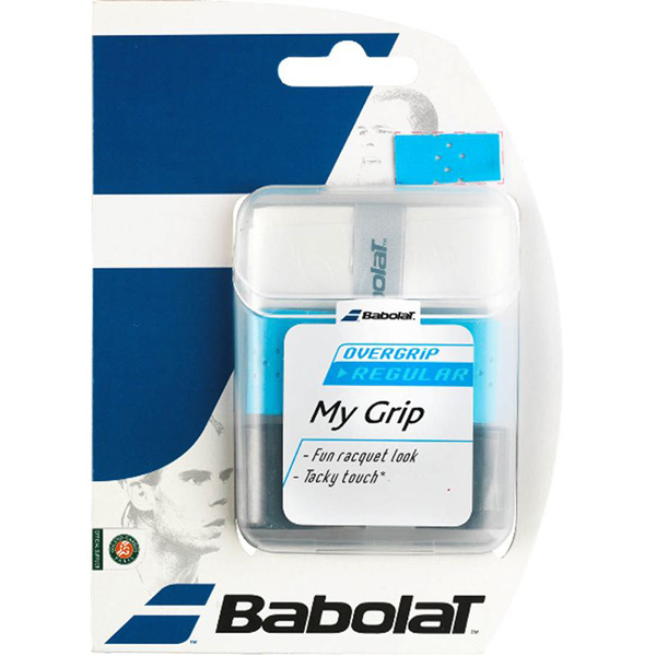 Brand New! Babolat Woofer Grip White Blue 