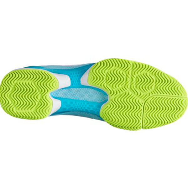 Nike Air Zoom React Tennis Shoe Still Blue/Volt - The Tennis Shop