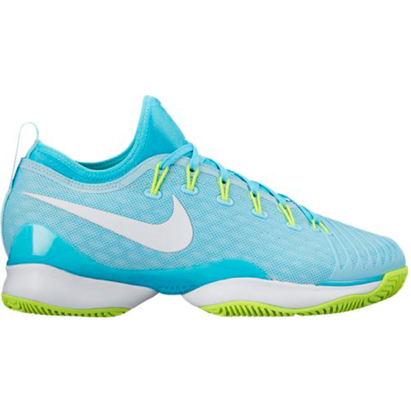 Nike Air Zoom Ultra React Women's Tennis Shoe Still Blue/Volt 859718-400