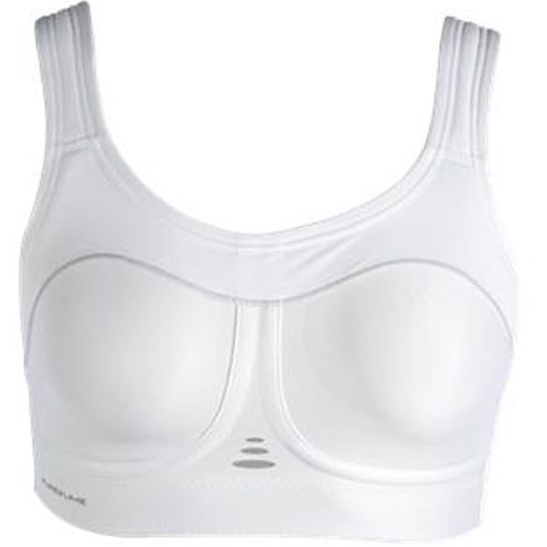 Pure Lime Moulded Sports Bra White 0094 - The Tennis Shop