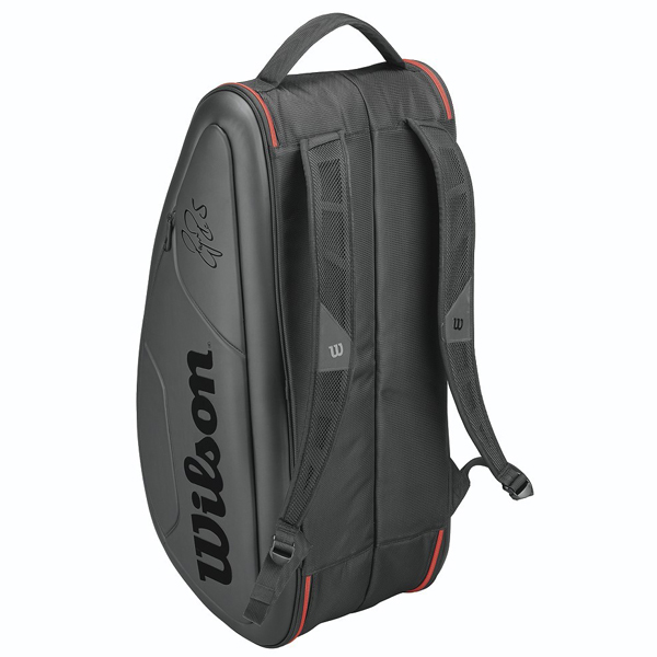 federer dna 12 pack tennis bag black