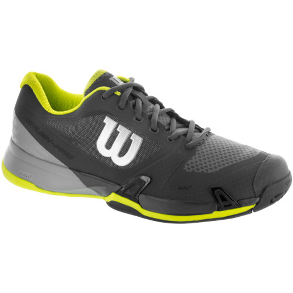 Wilson Rush Pro 2.5 Men's Tennis Shoe Ebony/Monument/Lime Punch - The ...